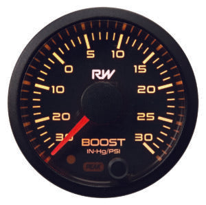 Raceworks Electronic Boost Gauge (PSI) 52mm