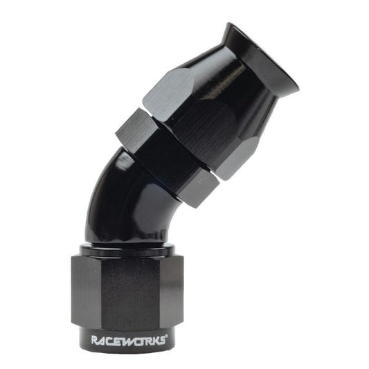 Raceworks 200/230/240 Series Hose End 45 Degree