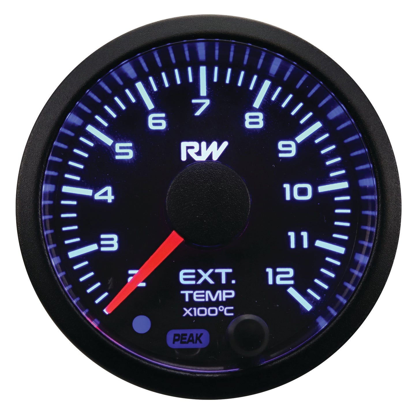 Raceworks Electronic EGT Gauge (200-1200DEG C) 52mm