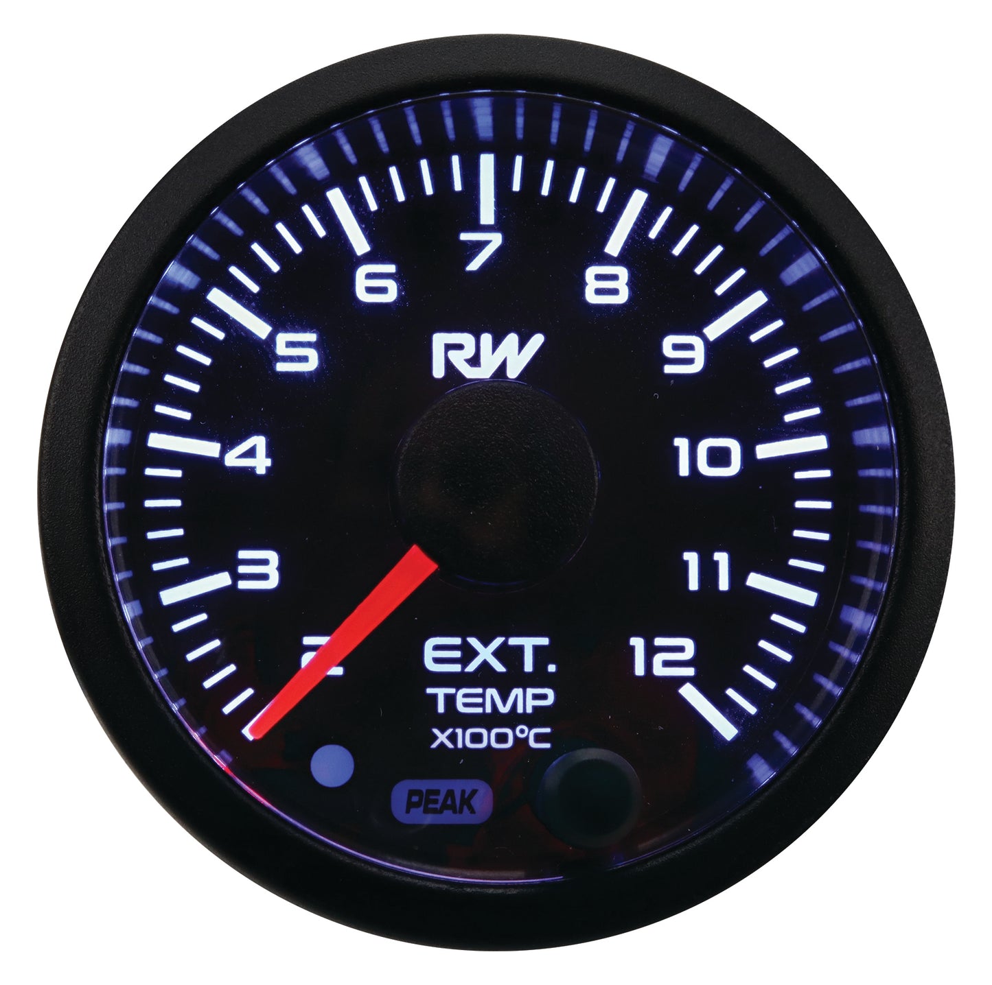 Raceworks Electronic EGT Gauge (200-1200DEG C) 52mm