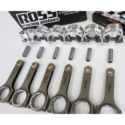 Spool Ford XR6 Conrods and ROSS Racing Forged Pistons