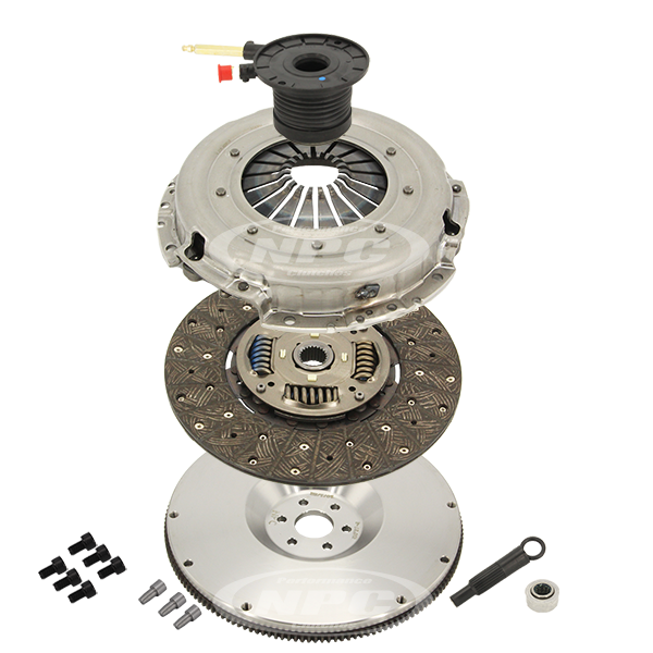 NPC BA/BF Turbo Heavy Duty Organic Clutch & Flywheel Package (light pedal feel)