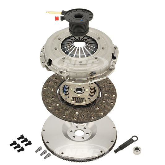 NPC BA/BF Turbo Heavy Duty Organic Clutch & Flywheel Package (light pedal feel)