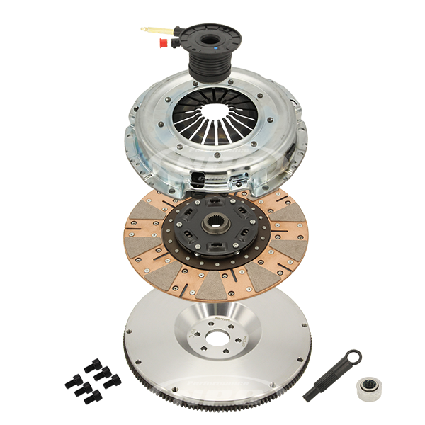 NPC BA/BF Turbo Super Heavy Duty Cushion Button Clutch & Flywheel Package (firm pedal feel)