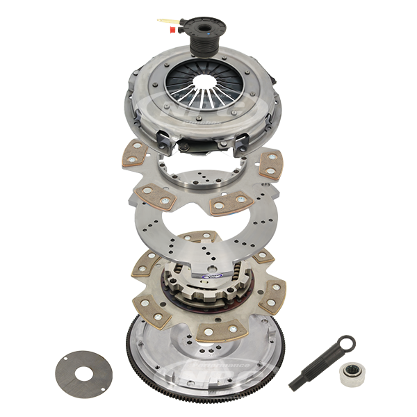 NPC FG Turbo 260mm Carbotic Button Twin Plate Sprung Center Kit